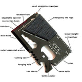 Credit Card Multifunctional Pocket Hunting Knife