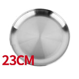 16-28cm Dia Stainless Steel Dinner Plate