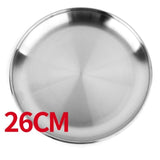 16-28cm Dia Stainless Steel Dinner Plate
